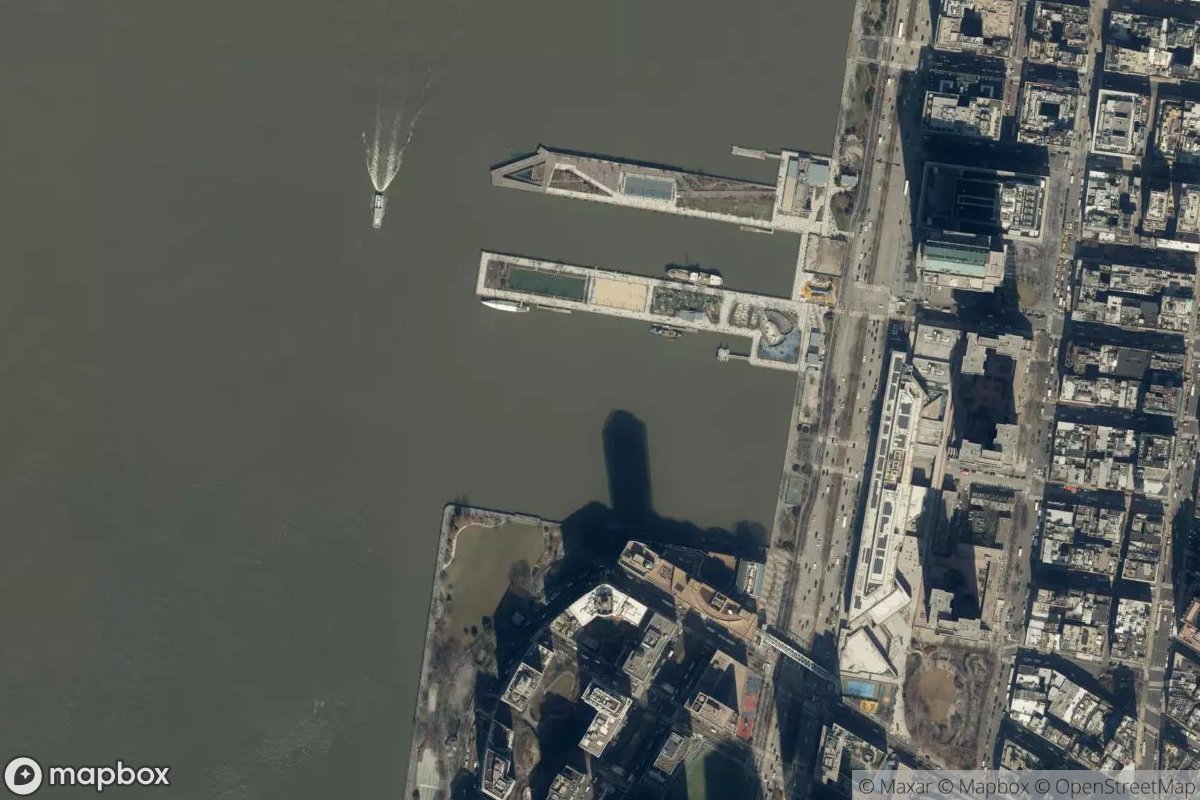Satellite view of Pier 25 Marina