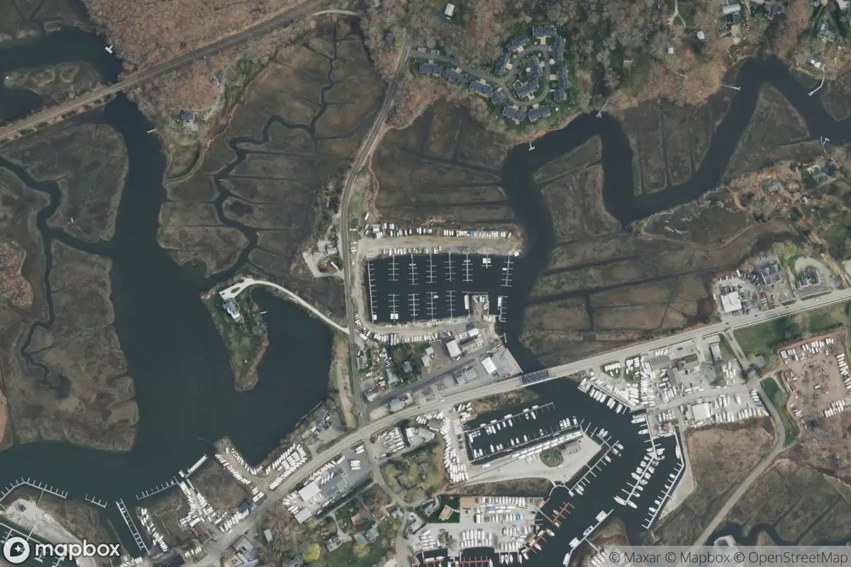Satellite view of Pier 76 Marina