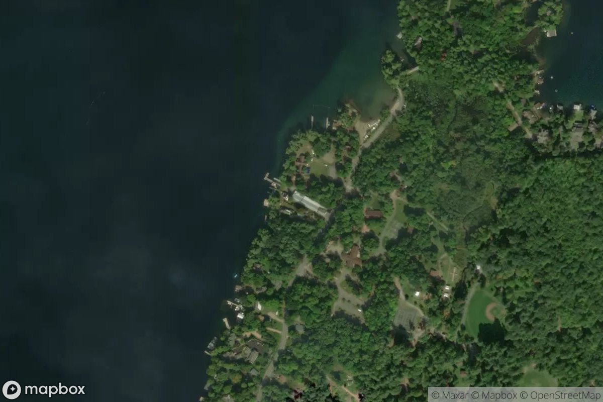 Satellite view of Pilot Knob Marina
