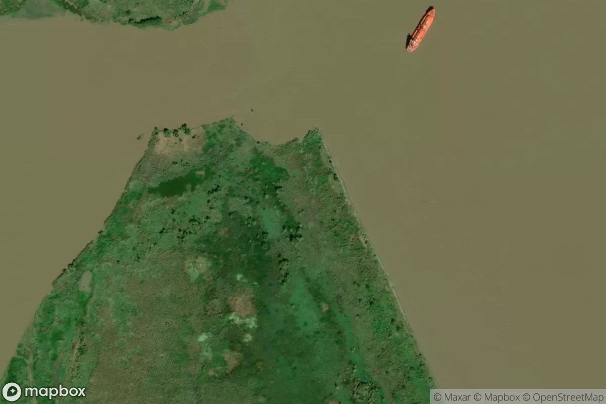 Satellite view of Pilottown Anchorages (3.3)