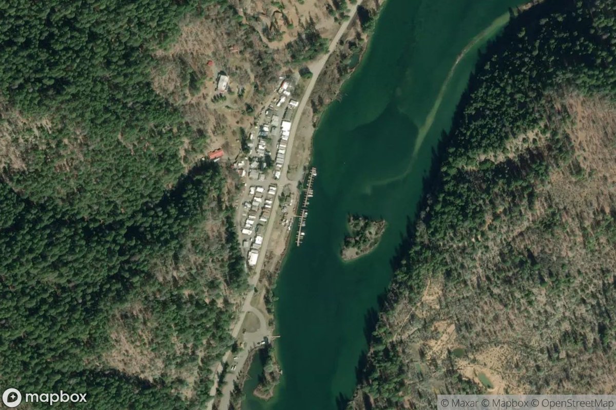 Satellite view of Pine Cove Marina