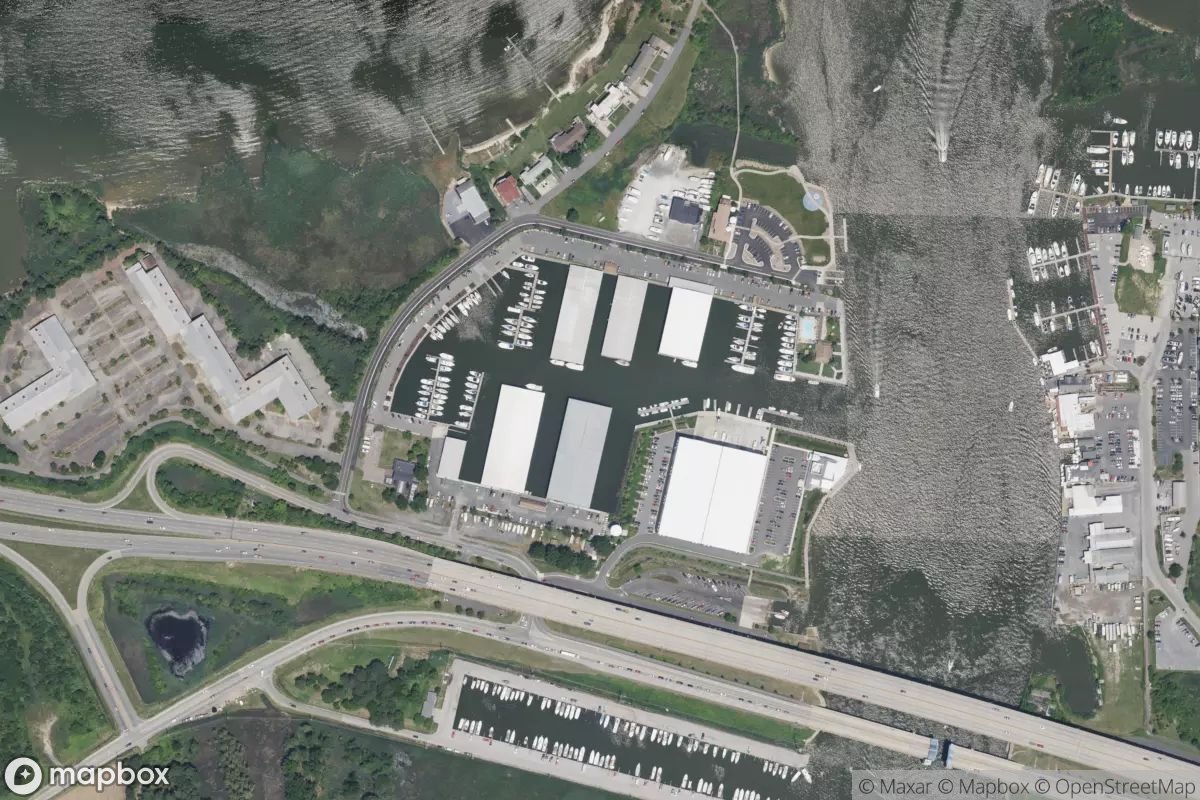 Satellite view of Piney Narrows Yacht Haven