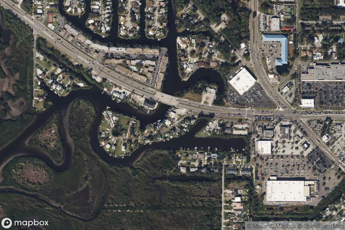 Satellite view of Piper's Marine