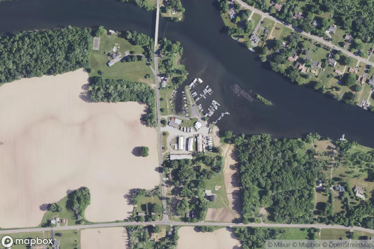 Satellite view of Pirates Cove Marina