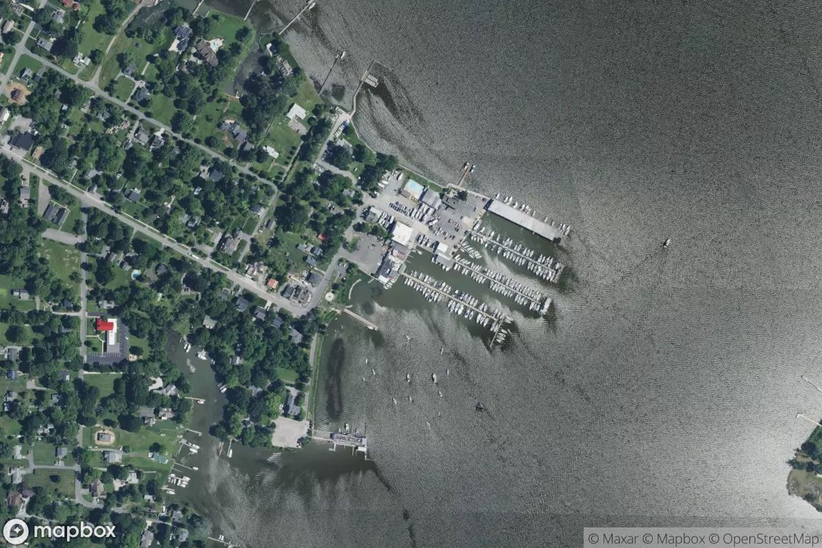 Satellite view of Pirates Cove
