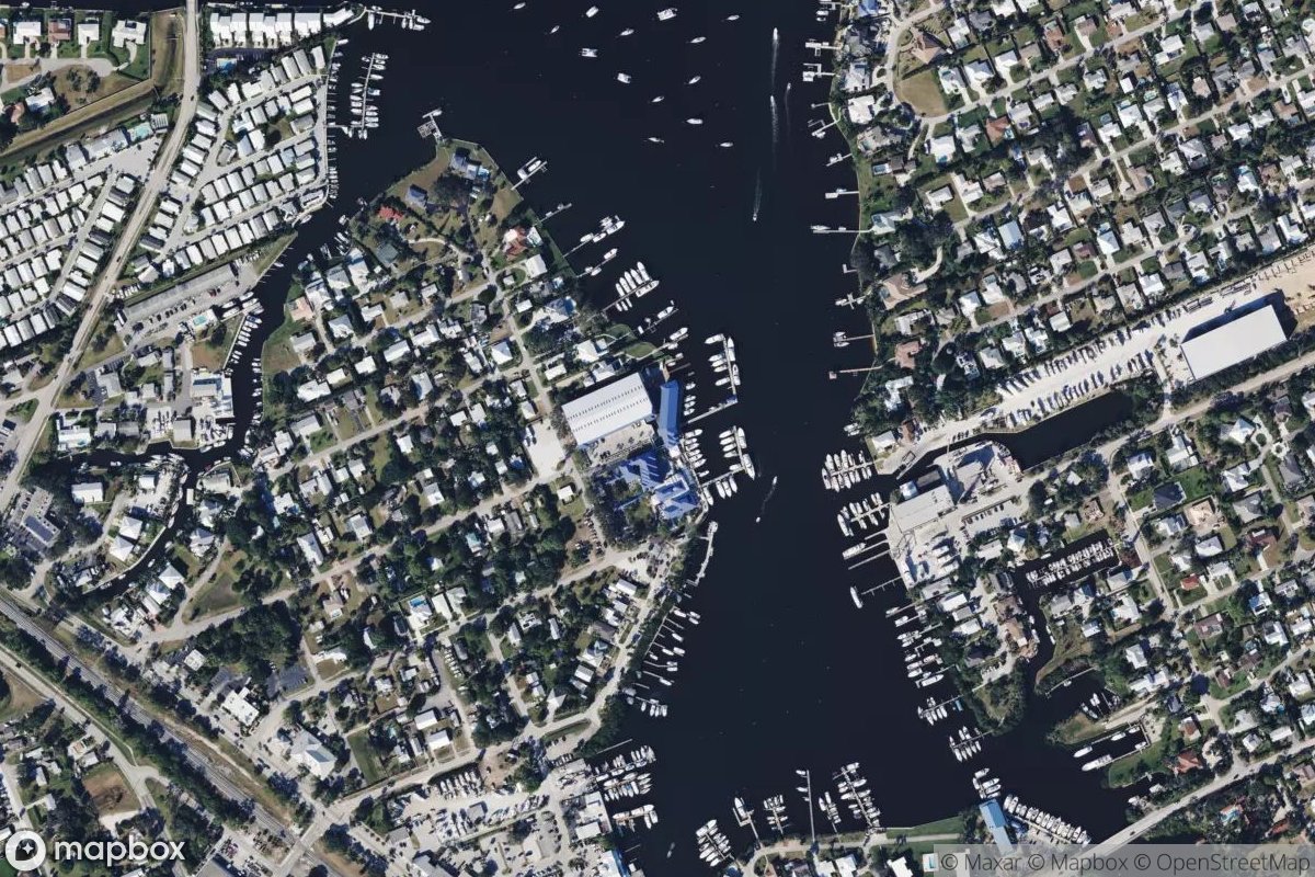 Satellite view of Pirate's Cove Resort & Marina