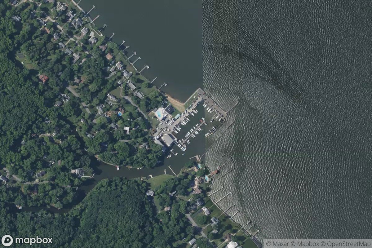 Satellite view of Podickory Point Yacht & Beach Club