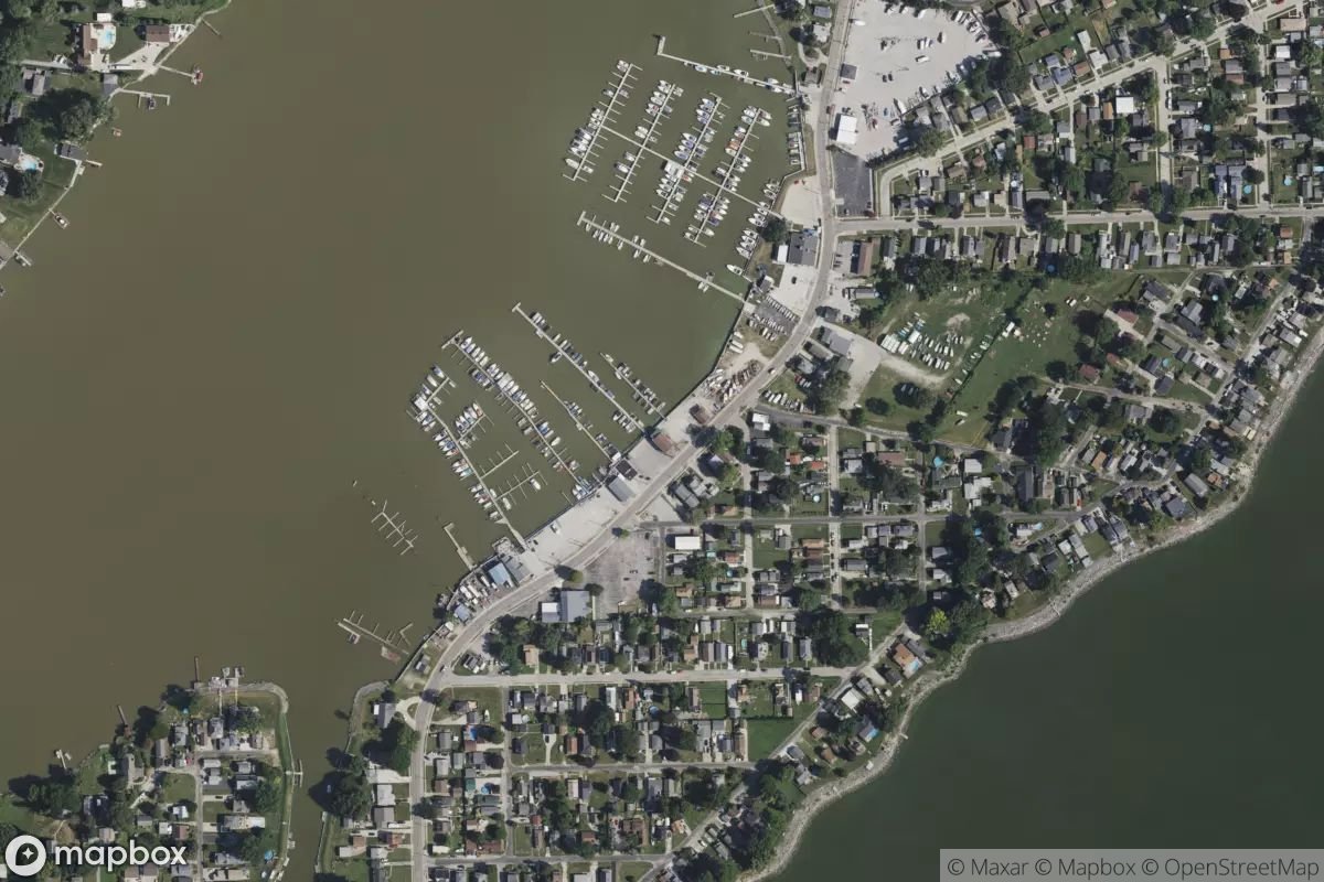 Satellite view of Point Place Boat Club