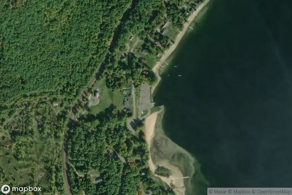 Satellite view of Port Douglass Boat Launch