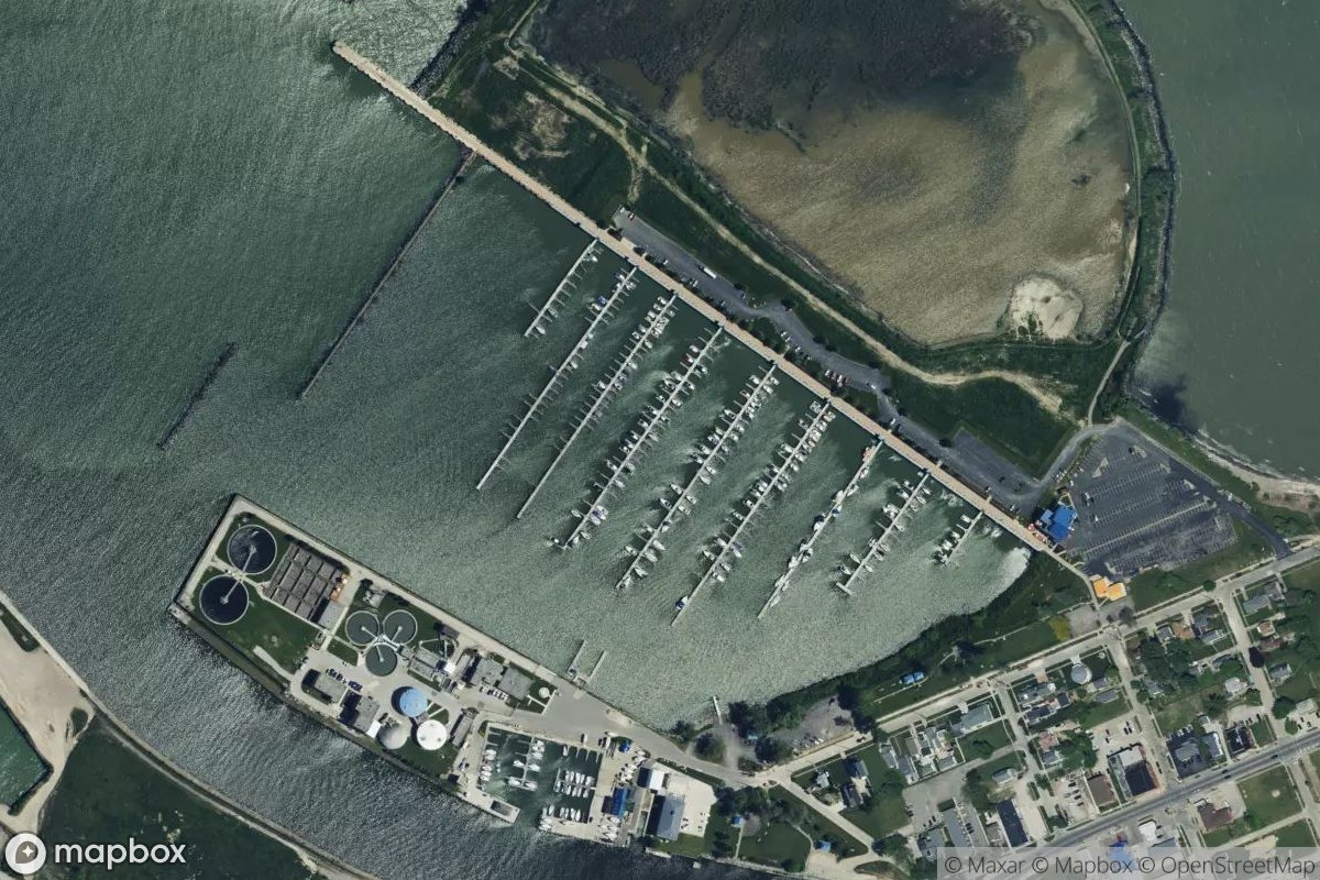 Satellite view of Port Lorain