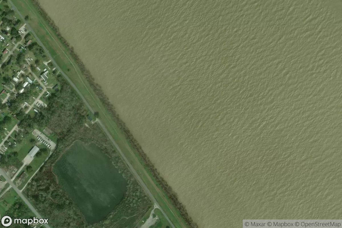 Satellite view of Port Michel Anchorages (41.5)