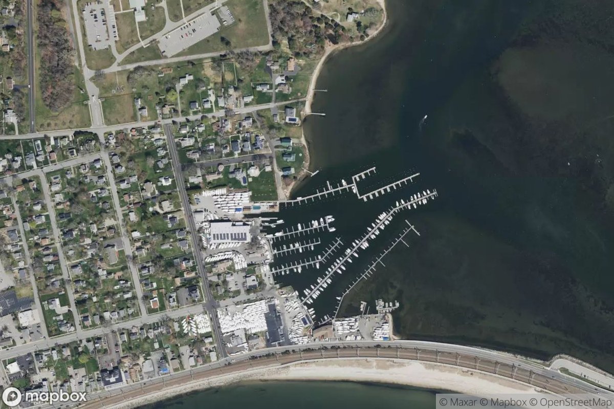Satellite view of Port Niantic Marina