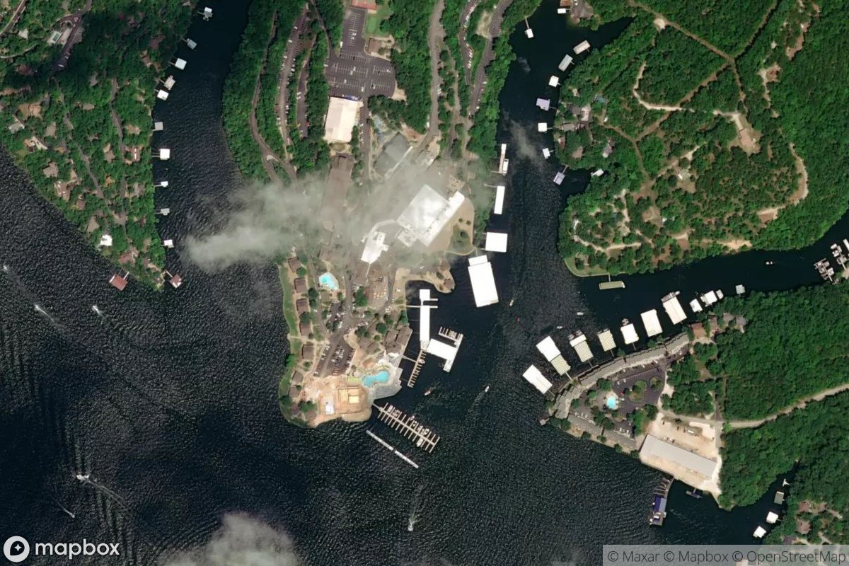 Satellite view of Port of Indecision Marina