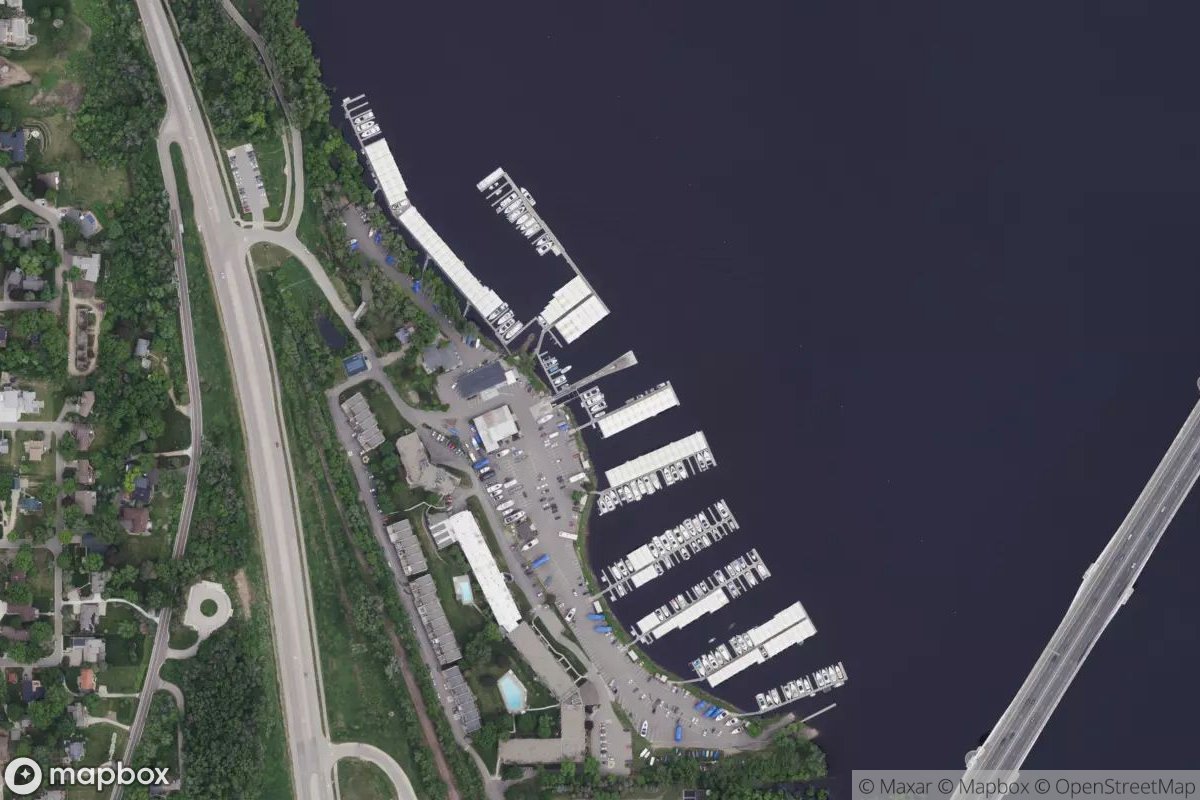 Satellite view of Port of Sunnyside Marina