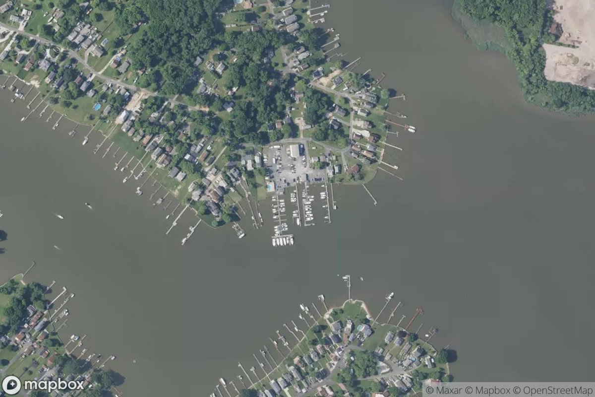 Satellite view of Porter's Seneca Marina