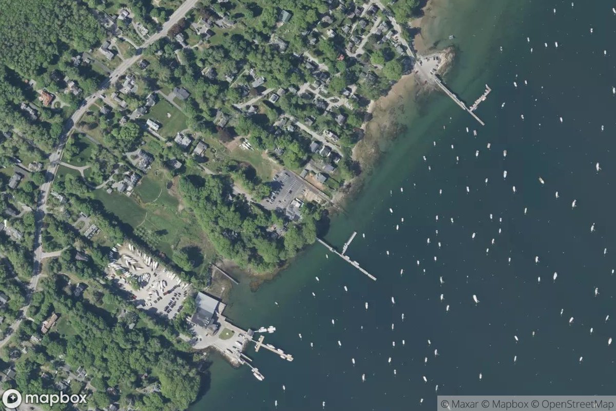 Satellite view of Portland Yacht Club