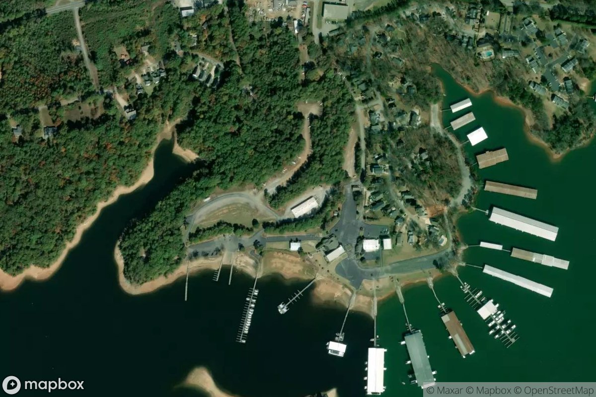 Satellite view of Portman Marina
