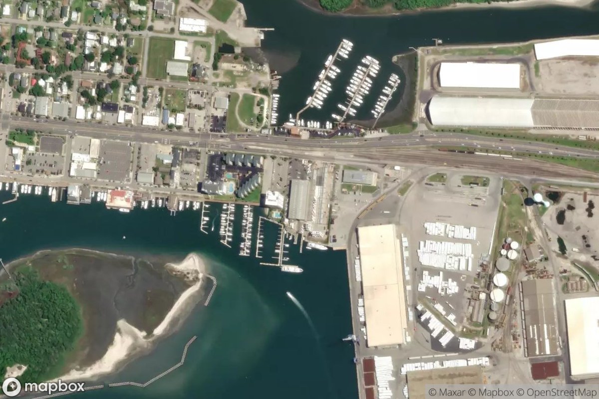 Satellite view of Portside Marina