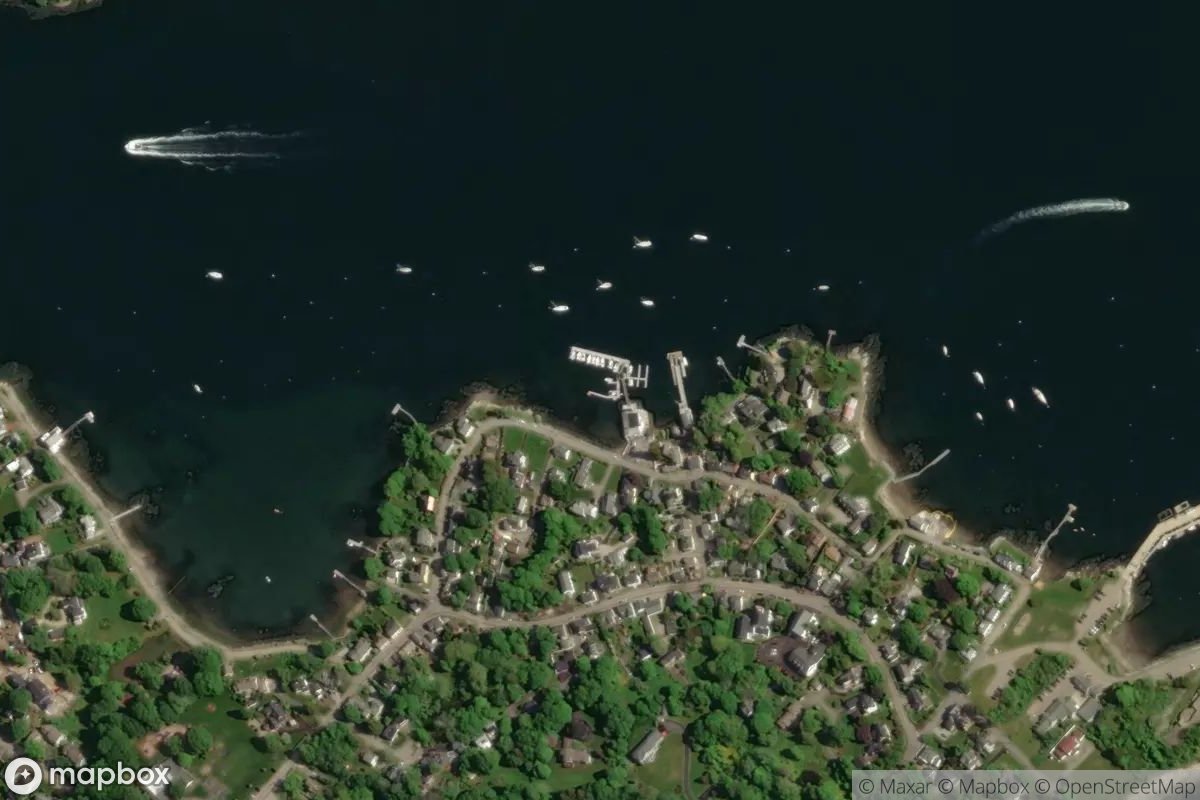 Satellite view of Portsmouth Yacht Club
