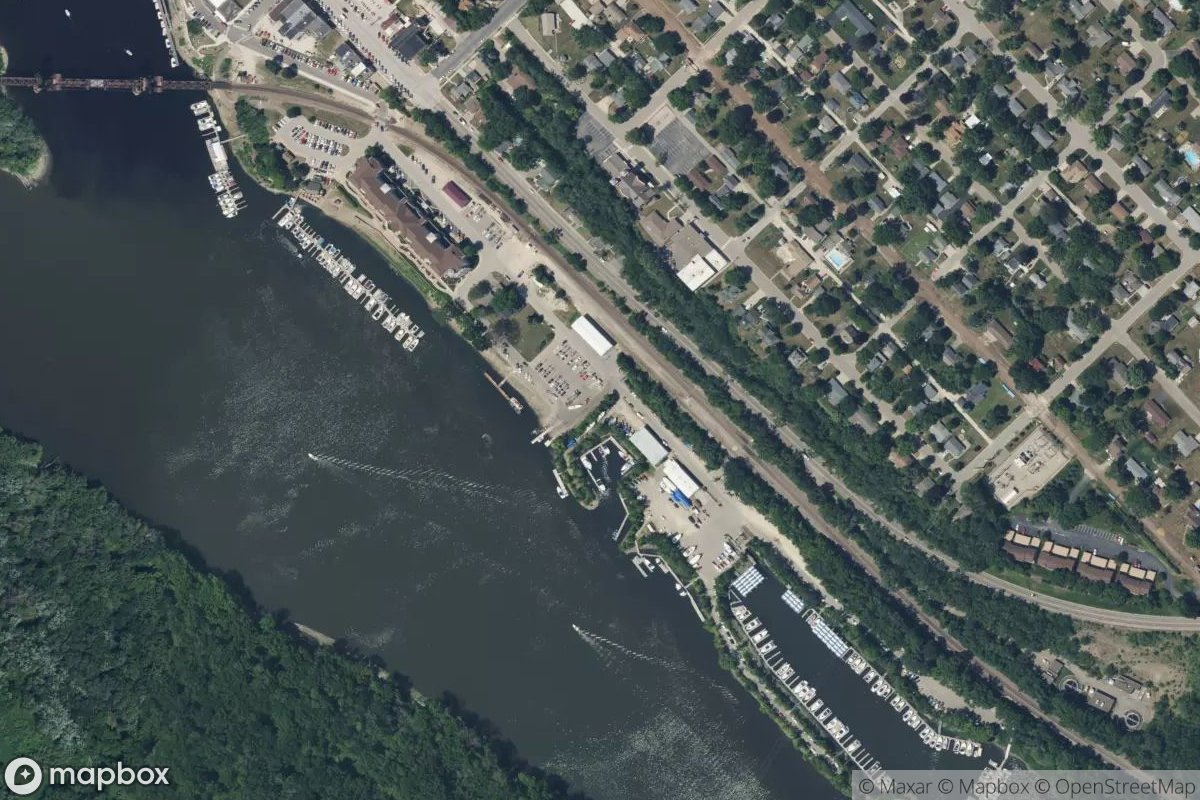 Satellite view of PRESCOTT BOAT LAUNCH