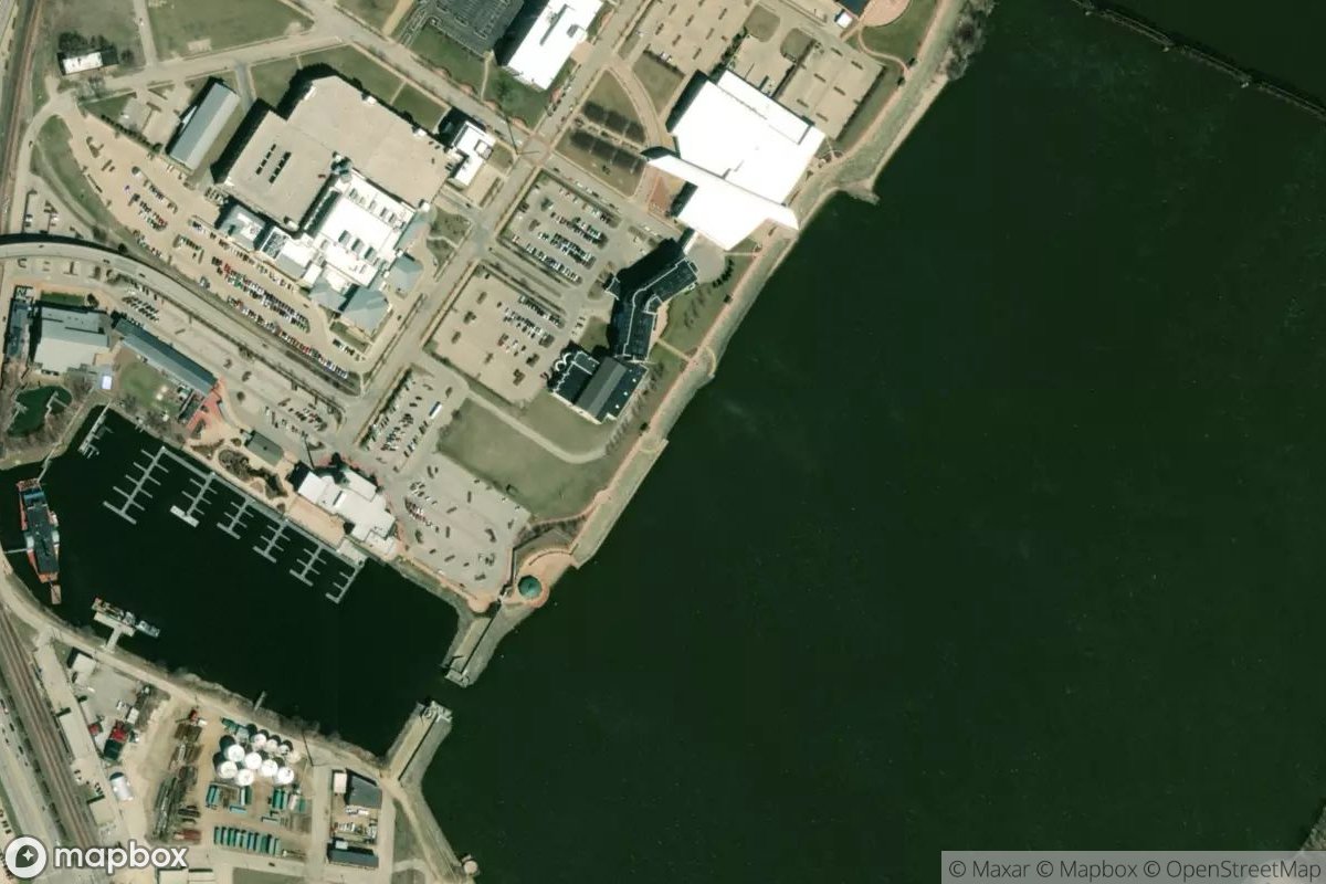 Satellite view of Public Boat Dock