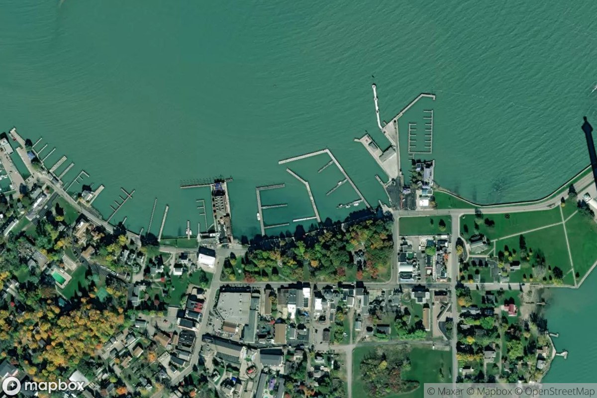 Satellite view of Put-in-Bay Public Docks