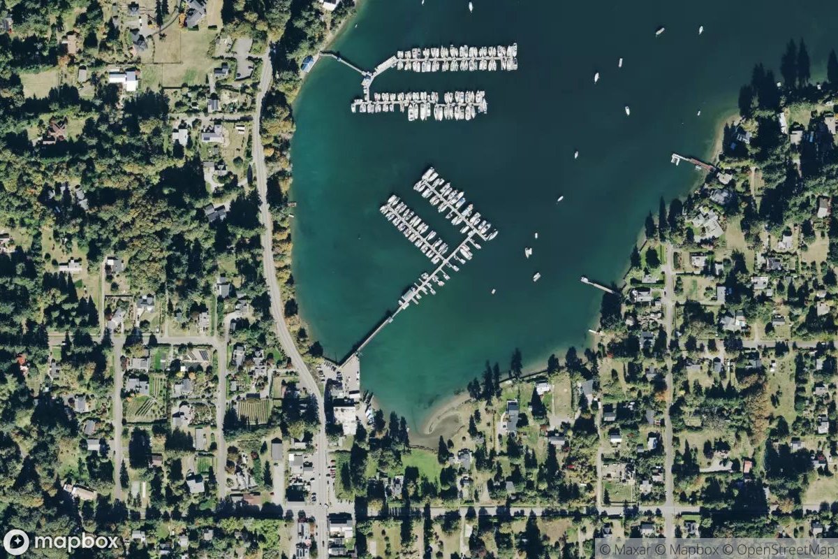 Satellite view of Quartermaster Marina
