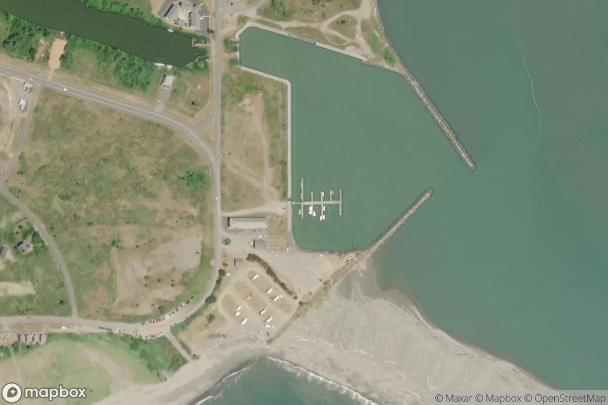 Satellite view of Quinalt Marina