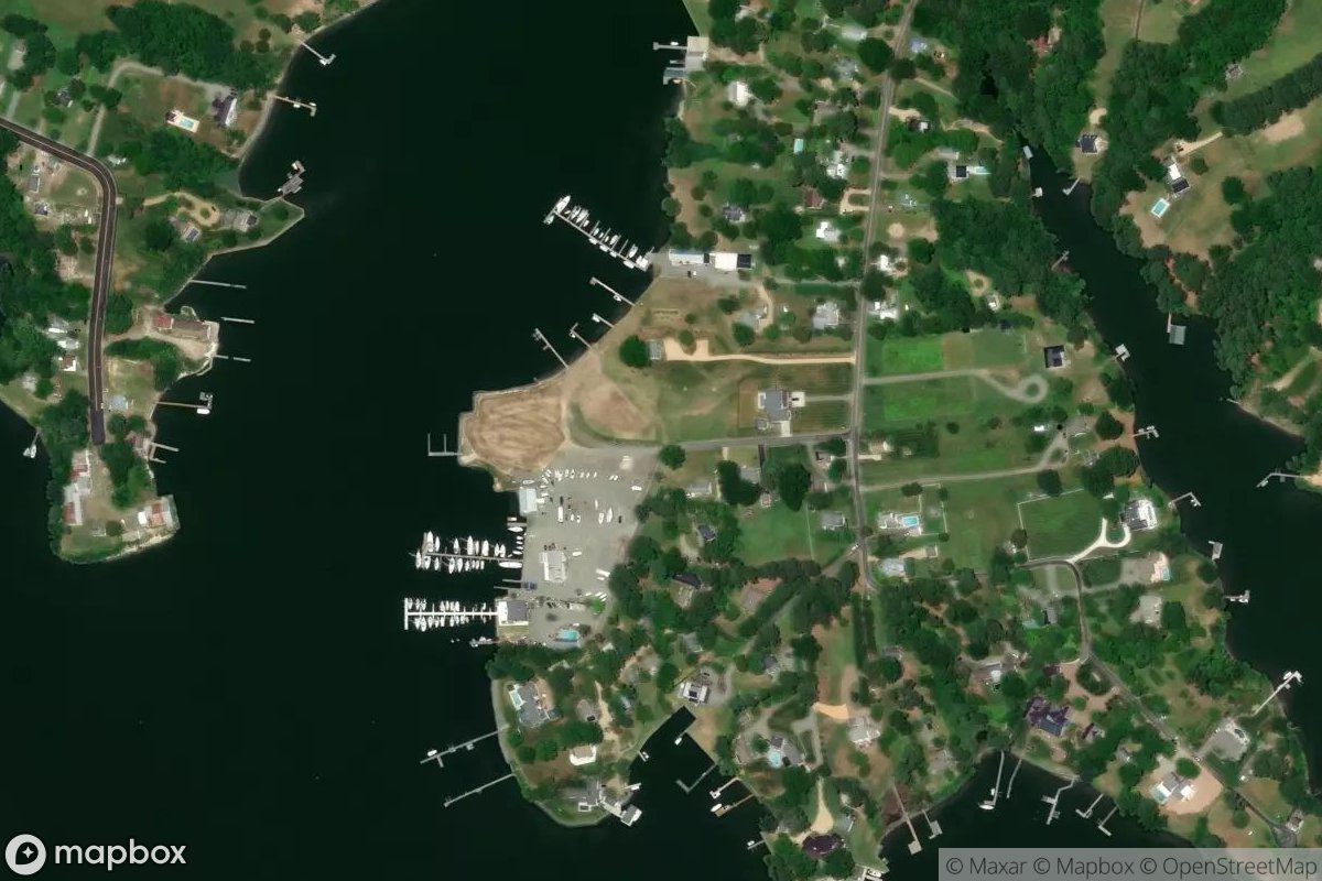 Satellite view of Rappahannock Yachts