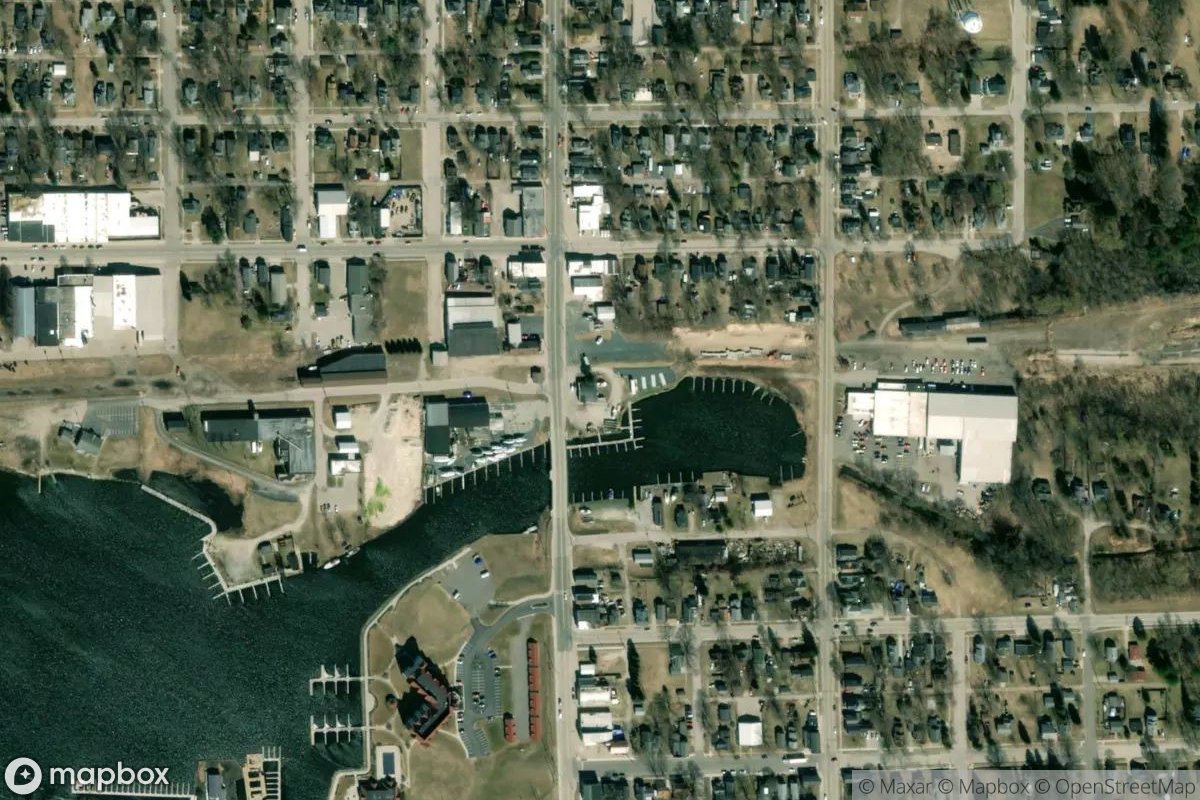 Satellite view of Ray's Marina