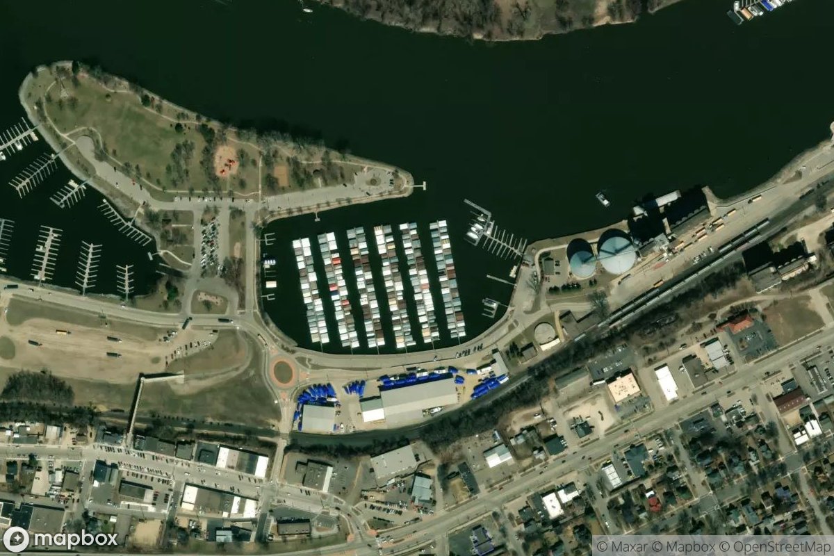Satellite view of Red Wing Yacht Club