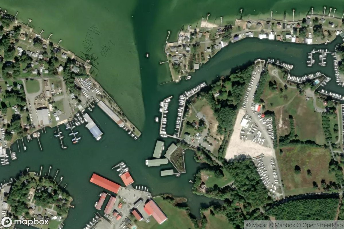 Satellite view of Regatta Point Yachting Center