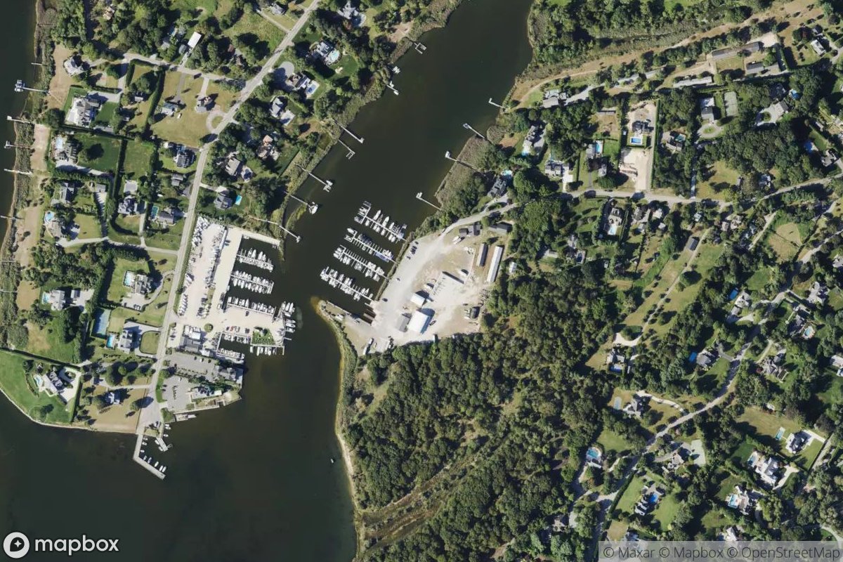 Satellite view of Remsenburg Marina