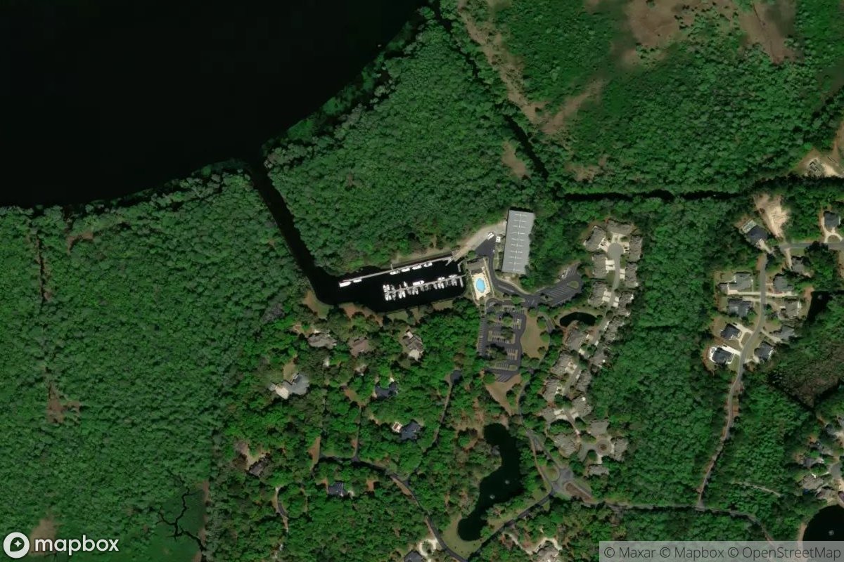Satellite view of Reserve Harbor Yacht Club