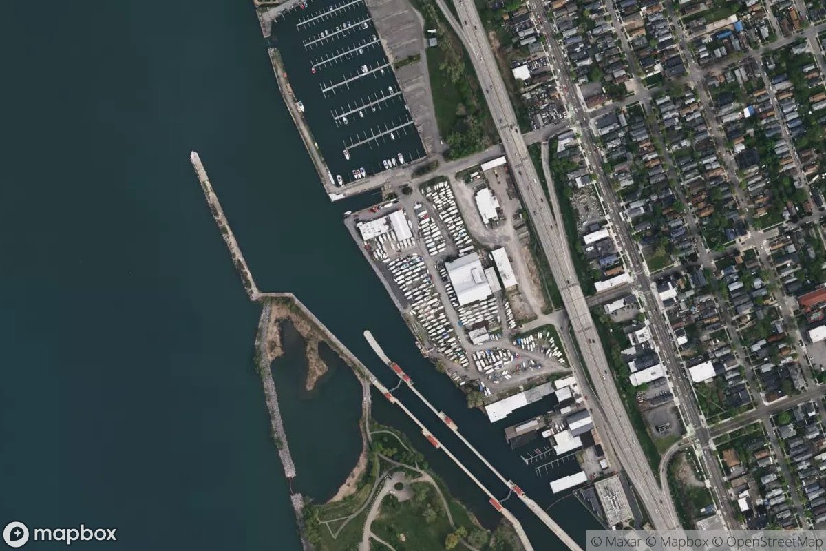 Satellite view of Rich Marine Sales