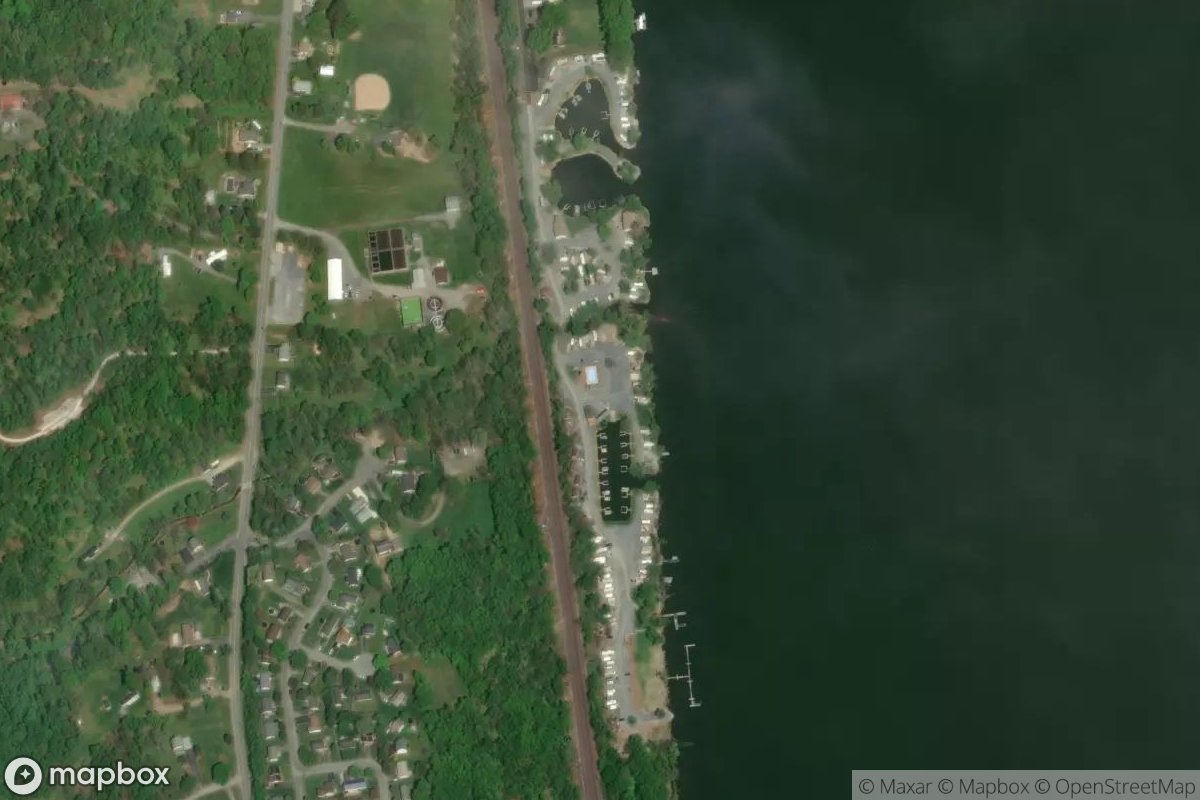 Satellite view of Rick's Campground & Marina
