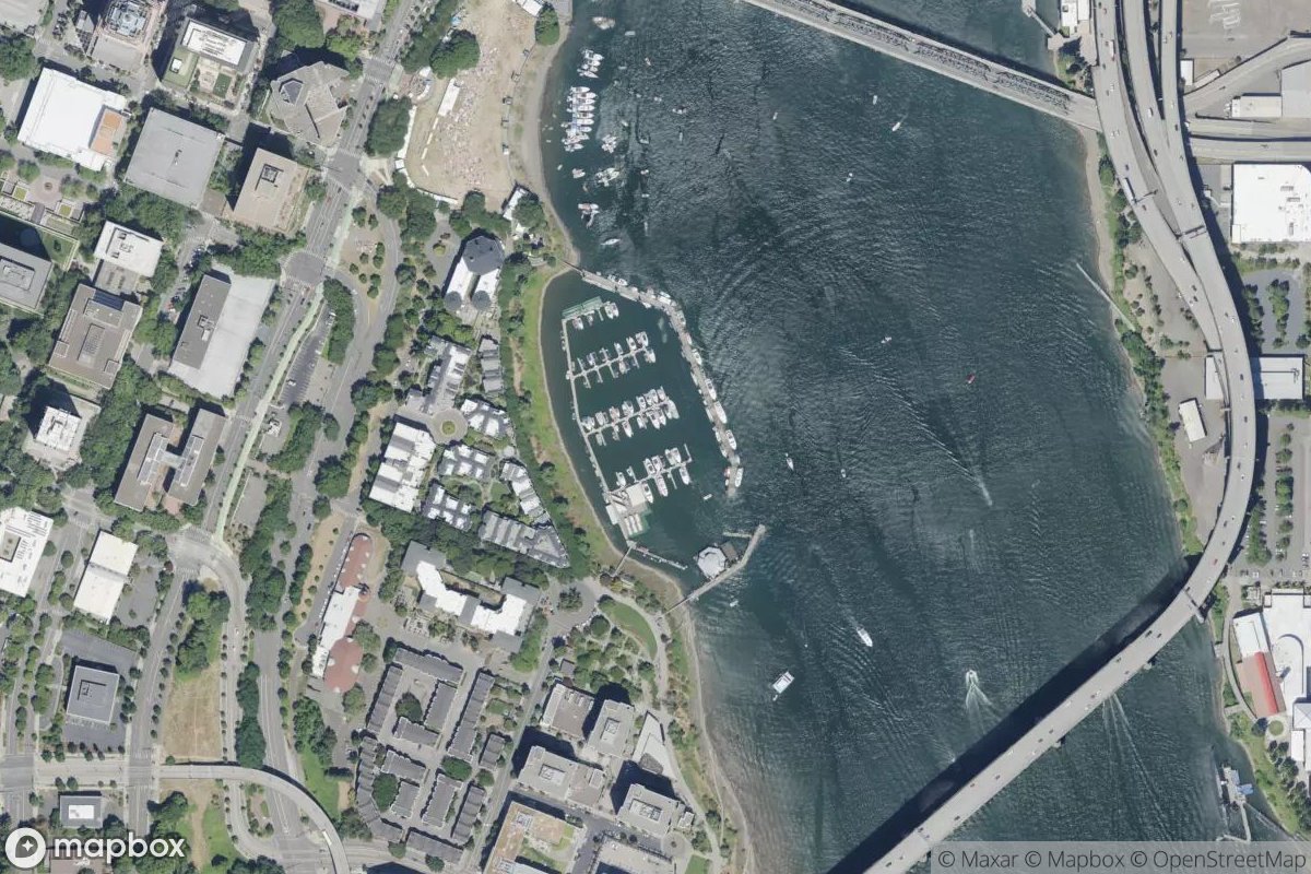 Satellite view of River Place Marina