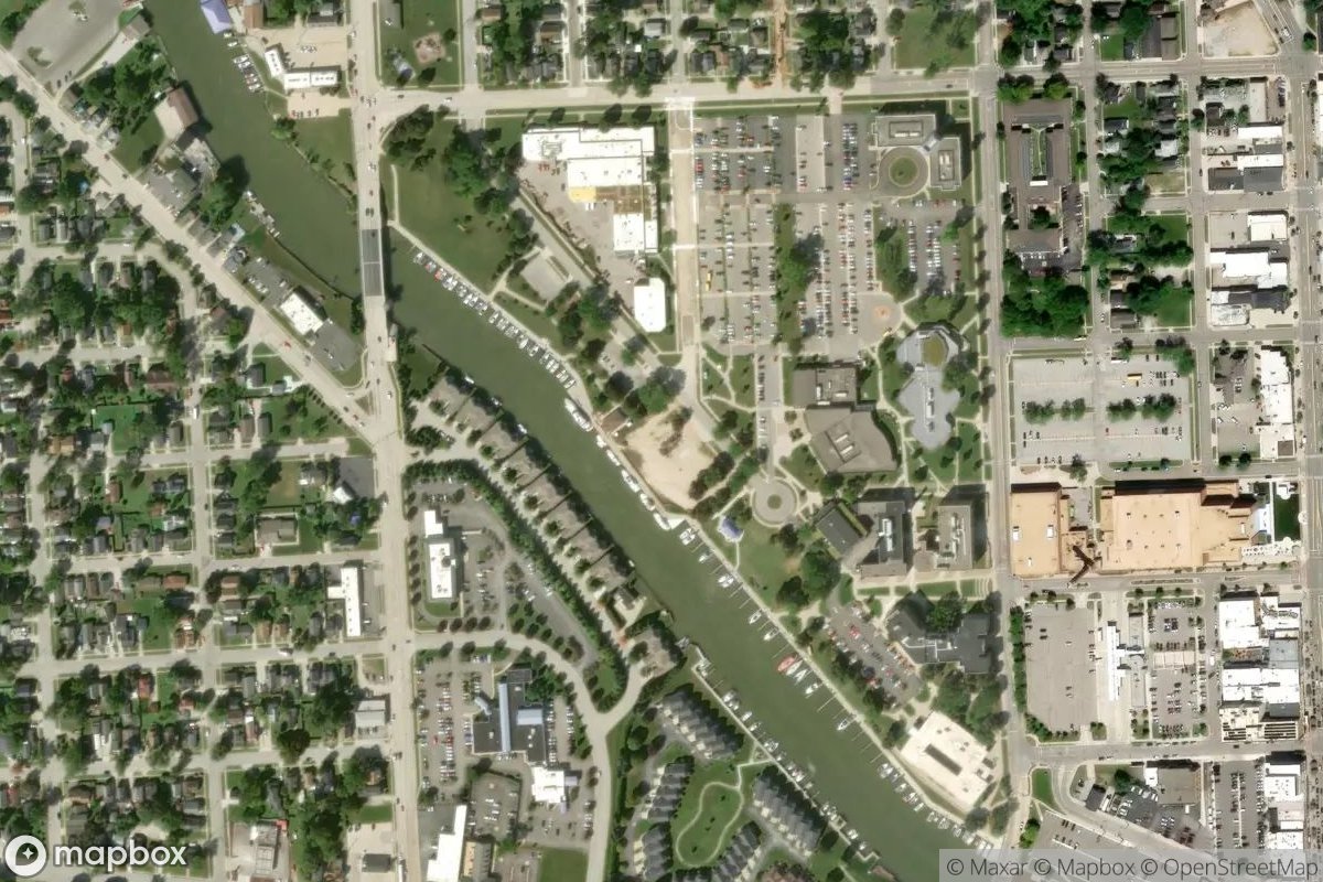 Satellite view of River Street Marina