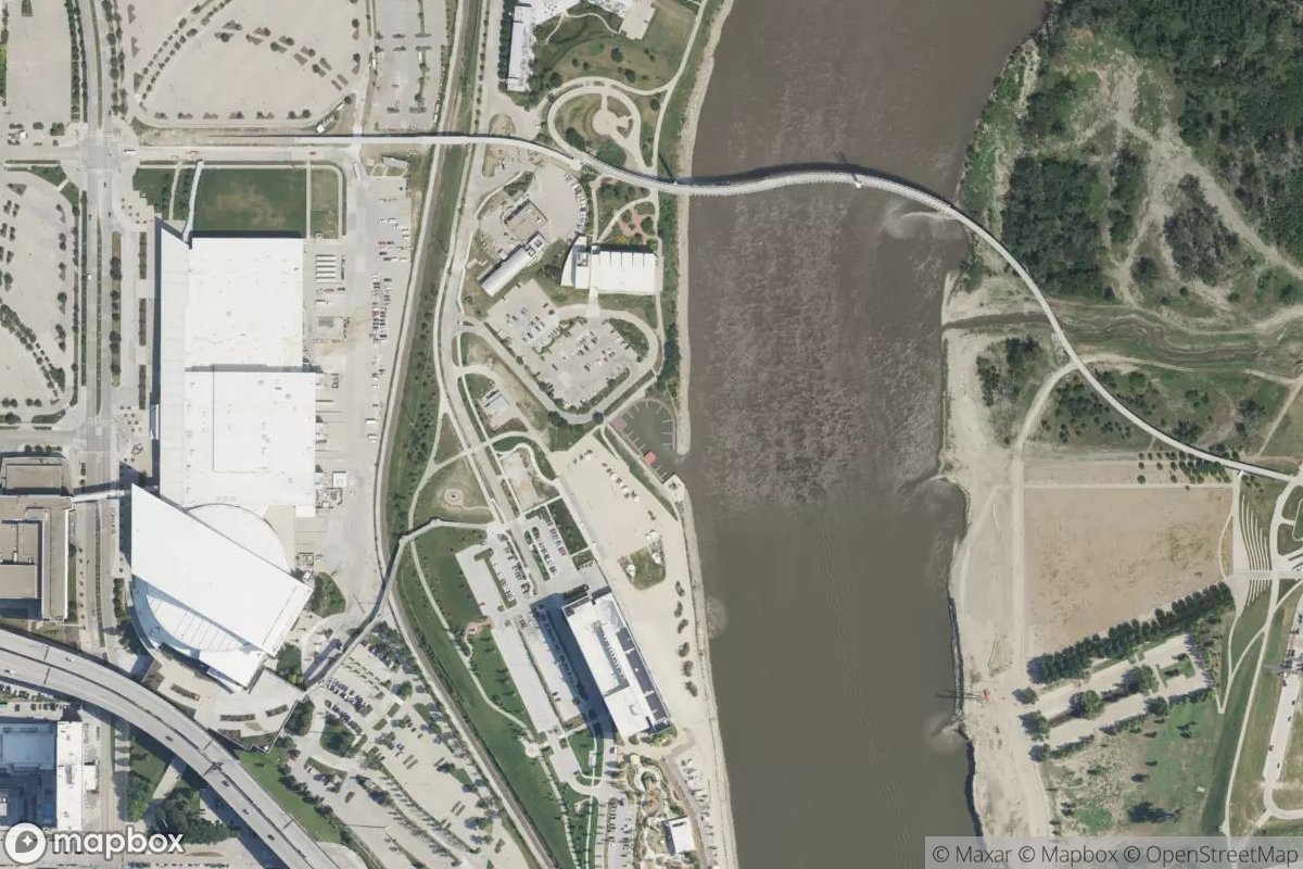 Satellite view of Riverfront Marina
