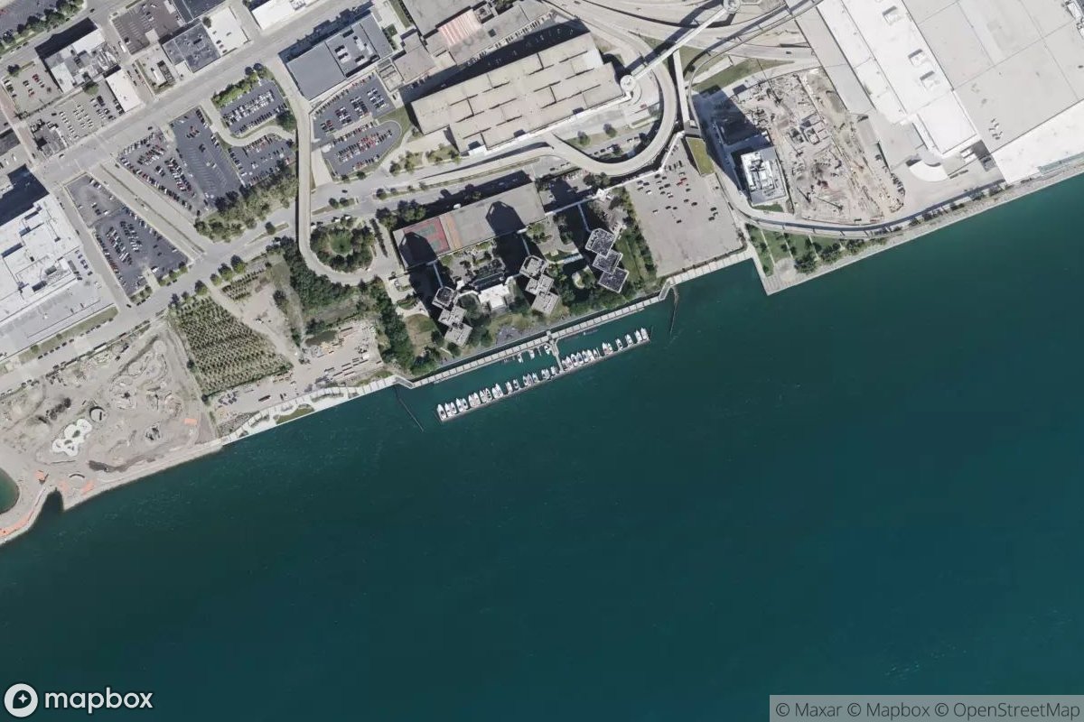 Satellite view of Riverfront Towers Marina