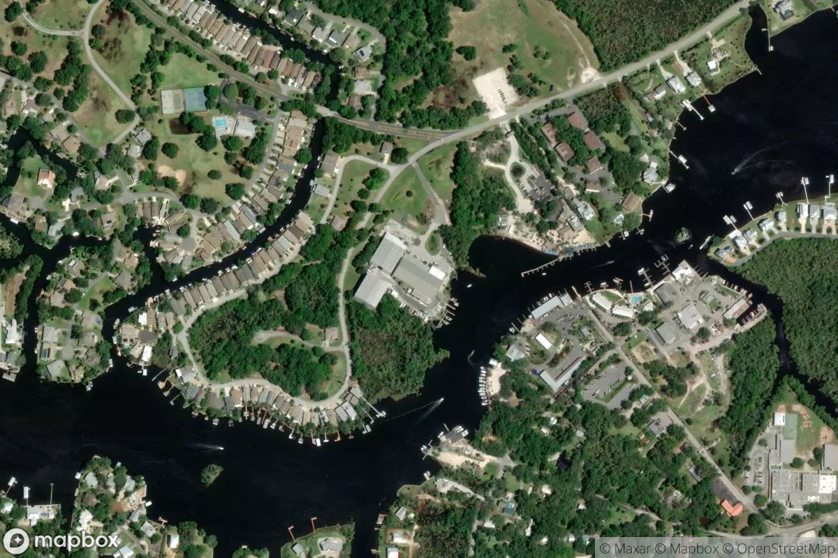 Satellite view of Riverhaven