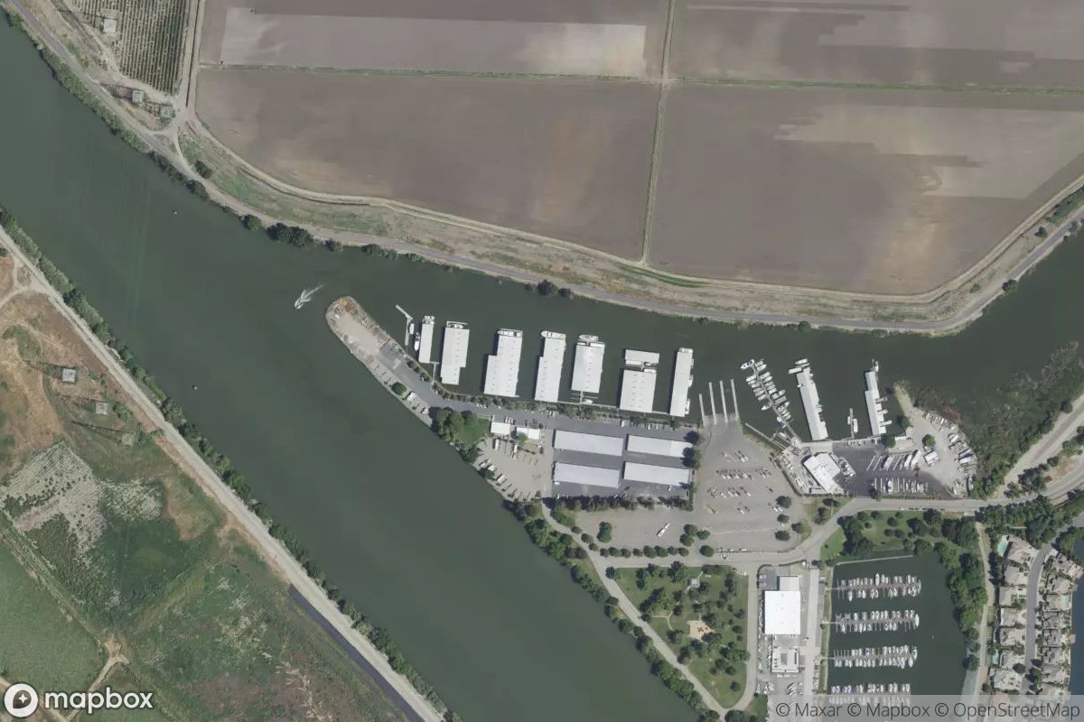 Satellite view of RiverPoint Landing Marina