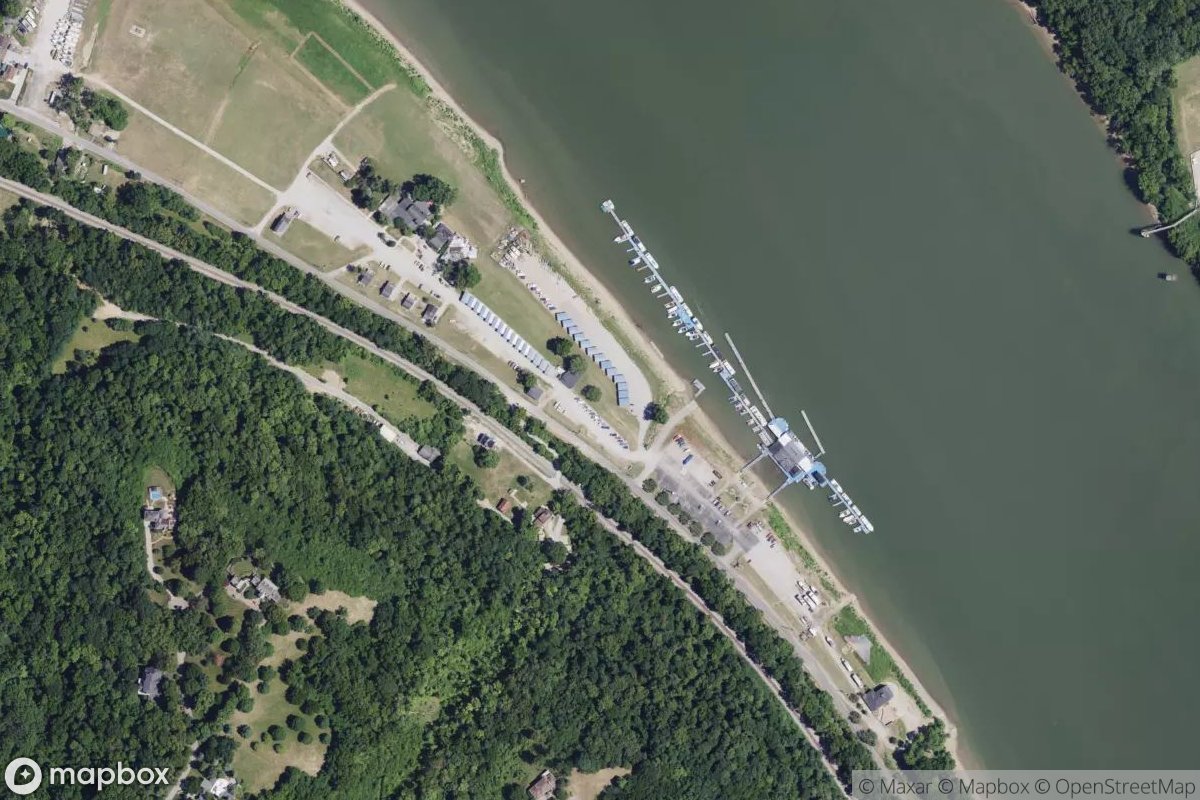 Satellite view of Riverside Marina