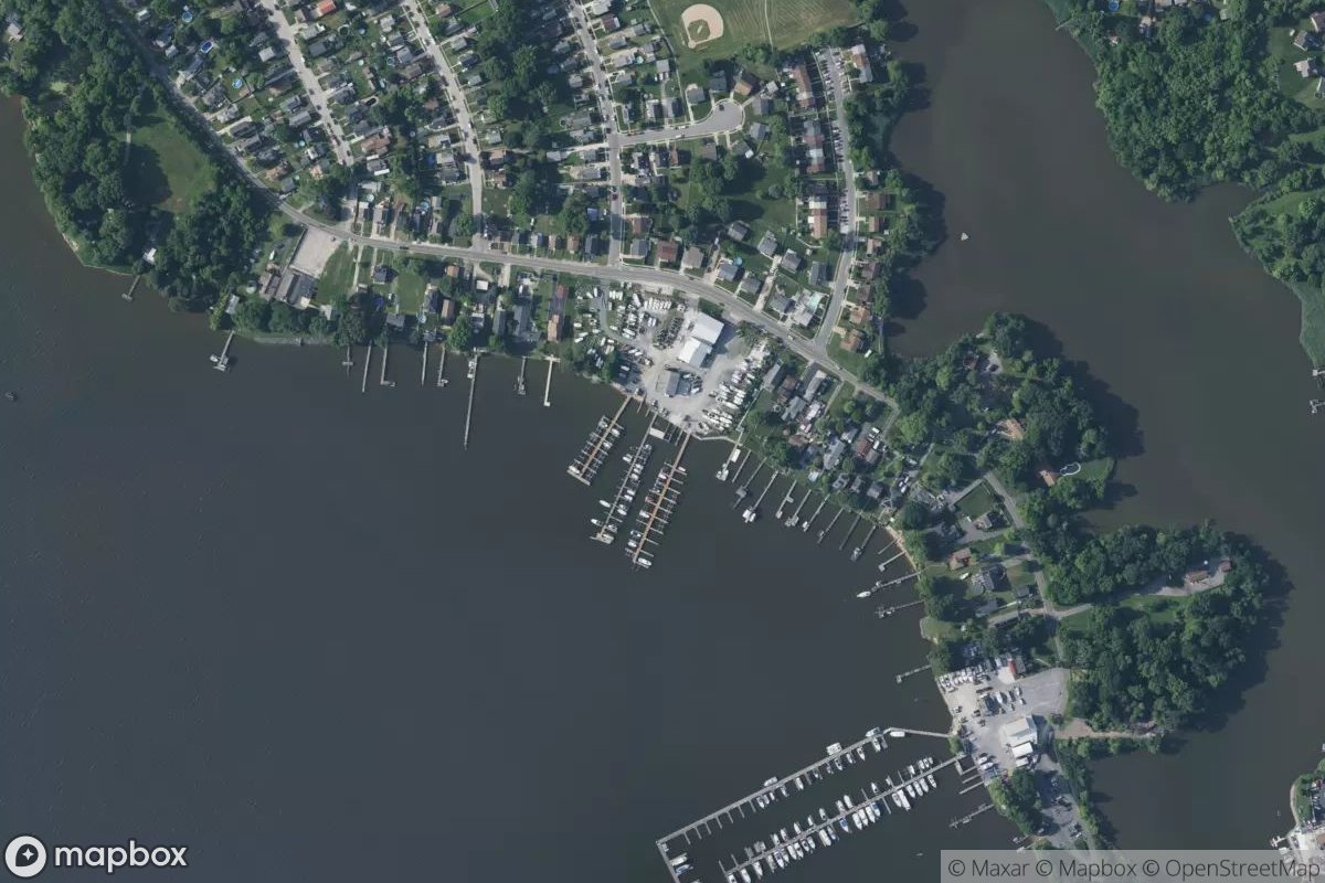 Satellite view of Riverside Marine