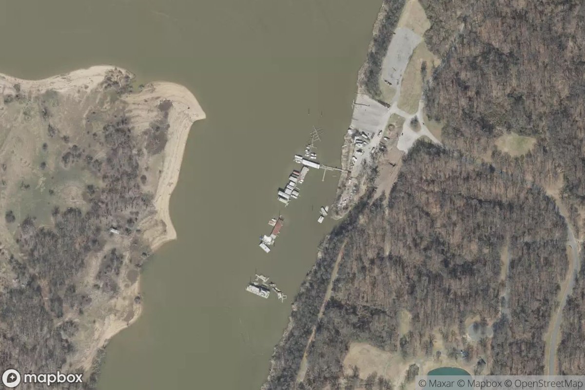 Satellite view of Riverside Park Marina