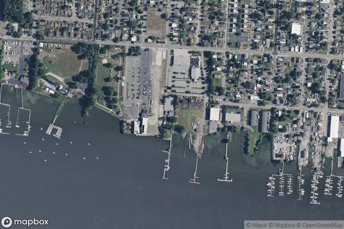 Satellite view of Riverside Yacht Club