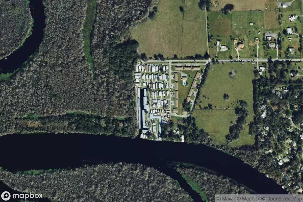 Satellite view of Riviera Resort and Marina