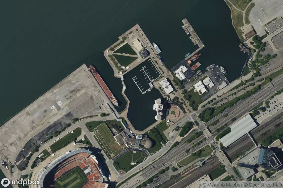 Satellite view of Rock & Dock Marina