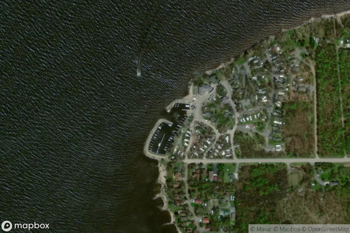 Satellite view of Rock Harbor