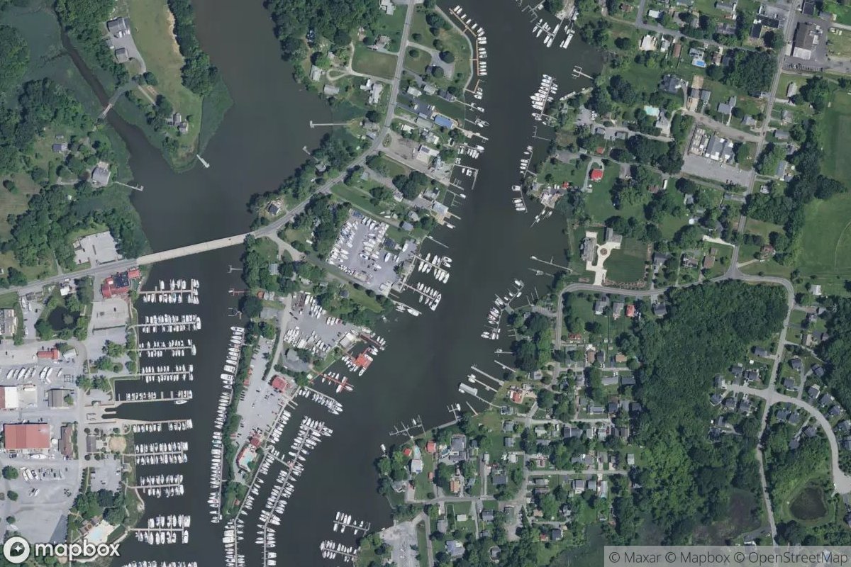 Satellite view of Rockhold Creek Marina